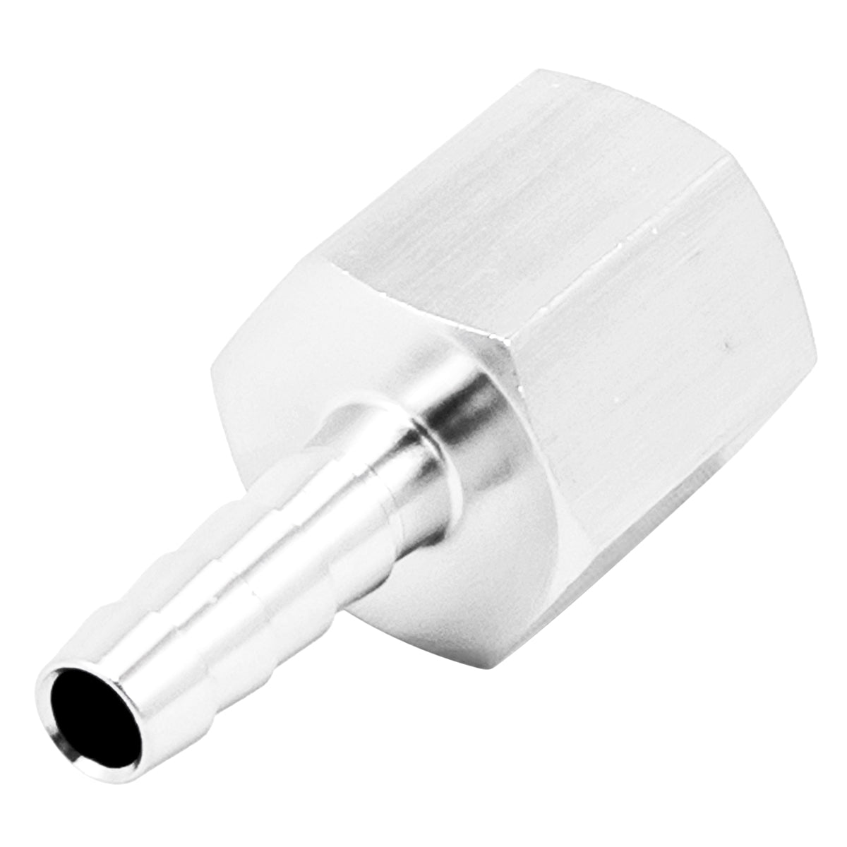 Stainless Steel Fitting - 3/8" Female NPT X 1/4" OD Barb