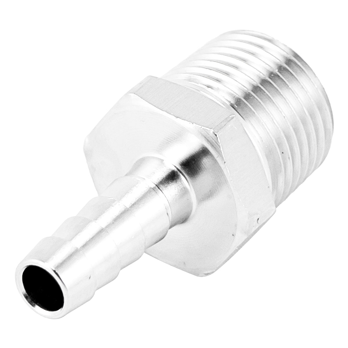 Stainless Steel Fitting - 1/2" Male NPT X 5/16" OD Barb