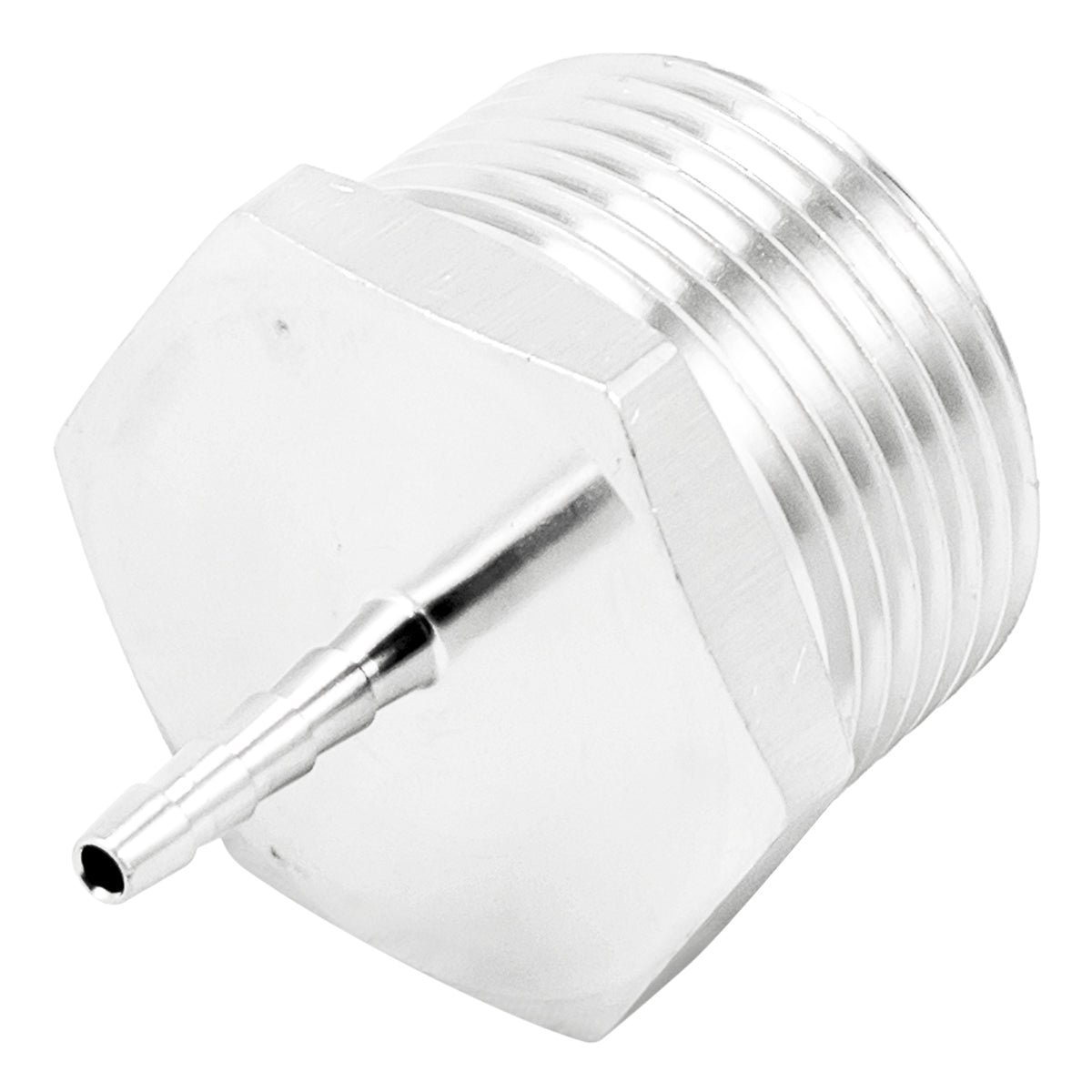 Stainless Steel Fitting - 1" Male NPT X 1/8" OD Barb