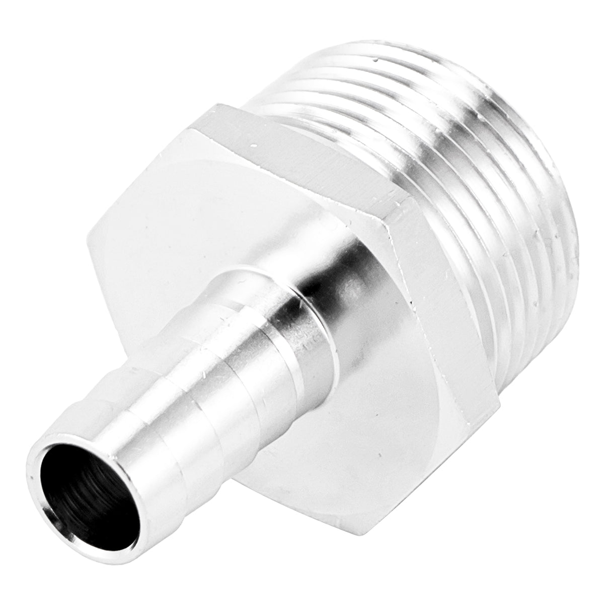 Stainless Steel Fitting - 1" Male NPT X 1/2" OD Barb