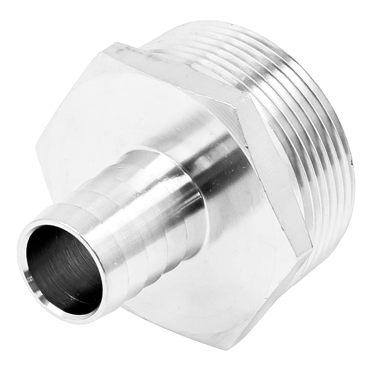 Stainless Steel Fitting - 1 1/2" Male NPT X 3/4" OD Barb