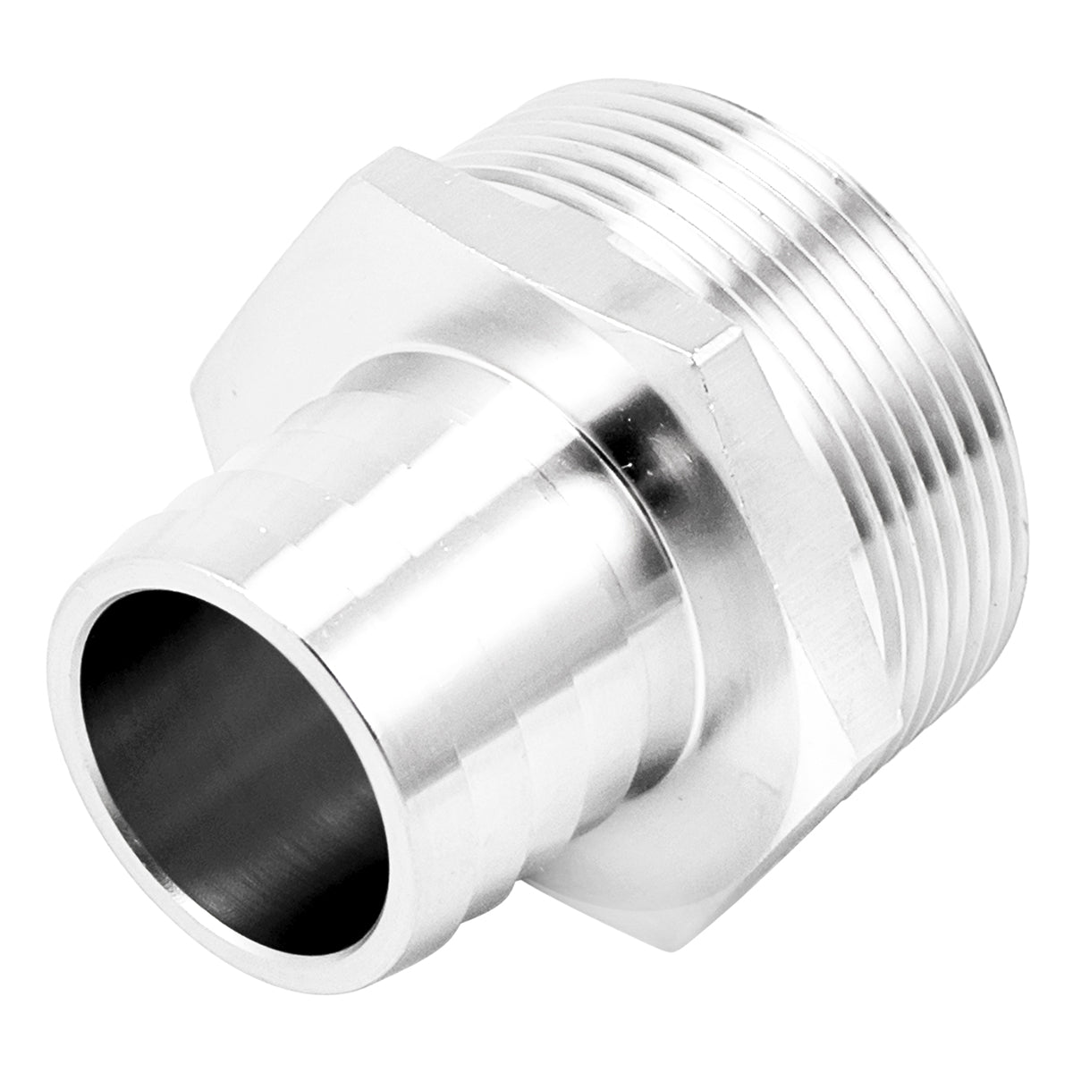Stainless Steel Fitting - 1 1/2" Male NPT X 1 1/4" OD Barb