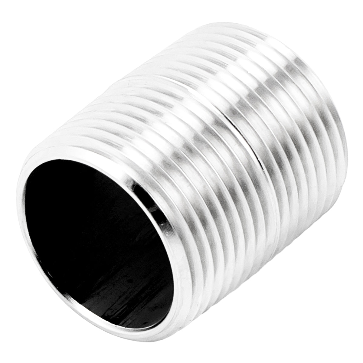 Stainless Steel Close Nipple - 1" Male NPT (1 1/2")