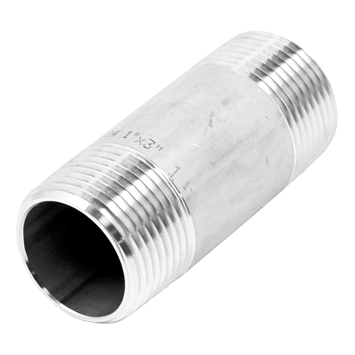 Stainless Steel Nipple - 1" Male NPT (3")
