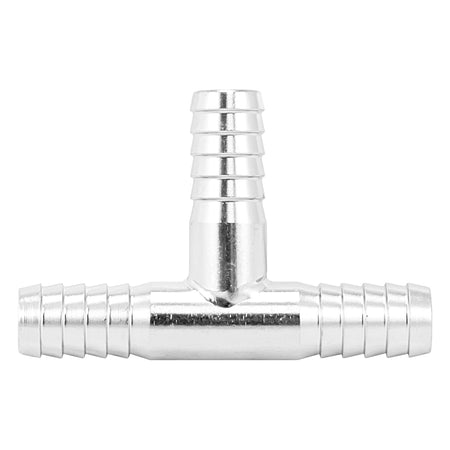 Stainless Steel Barbed Hose Splicer Tee - 5/16" (8mm)
