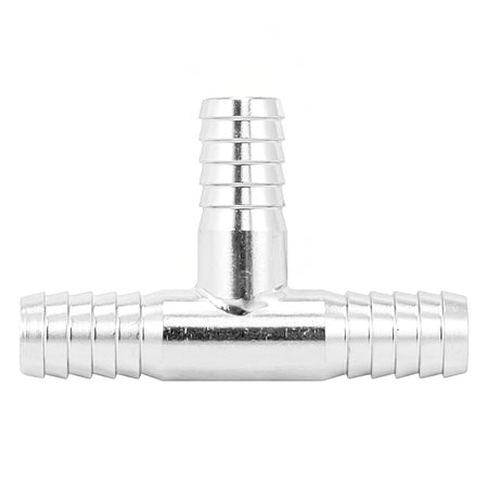 Stainless Steel Barbed Hose Splicer Tee - 10mm