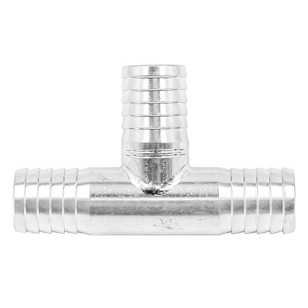 Stainless Steel Barbed Hose Splicer Tee - 13mm