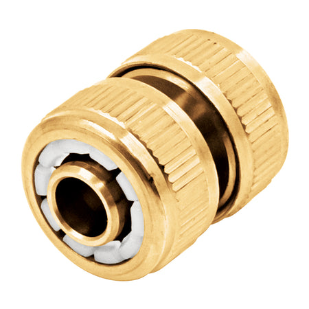 Brass Garden Hose Joiner - 1/2" X 1/2"