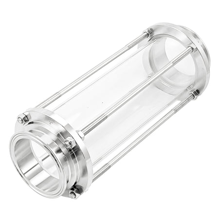 Stainless Steel Tall Tri-Clover Sight Glass - 3" TC (12")