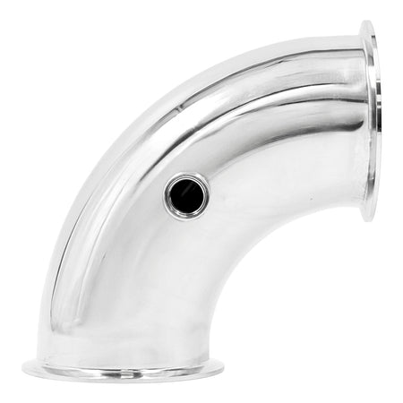 Stainless Steel Tri-Clover 90° Elbow With NPT Port - 4" TC | 1/2" Female NPT