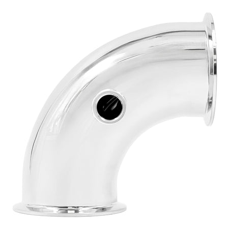 Stainless Steel Tri-Clover 90° Elbow With NPT Port - 3" TC | 1/2" Female NPT