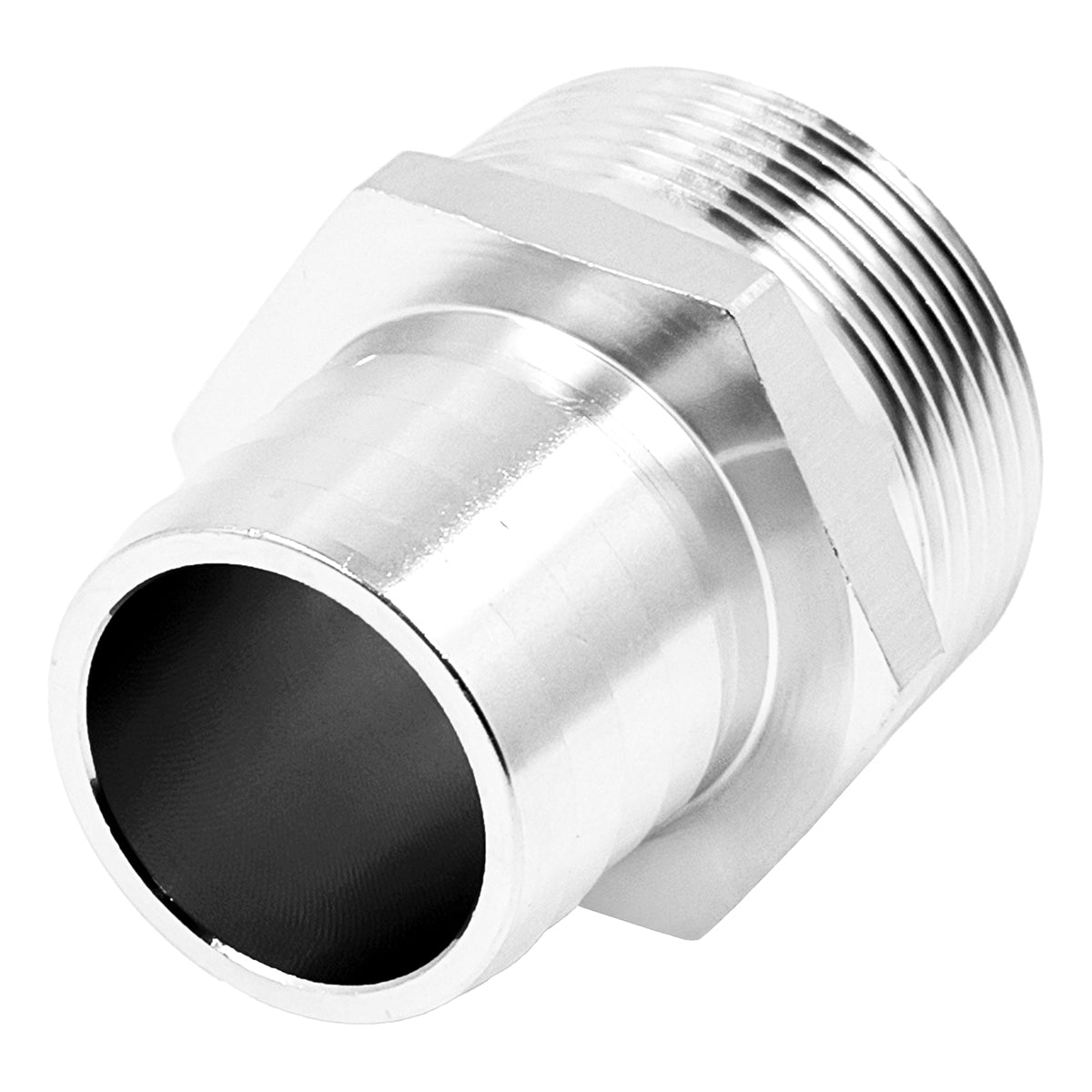 Stainless Steel Fitting - 1 1/4" Male NPT X 1 1/4" OD Barb | Compact