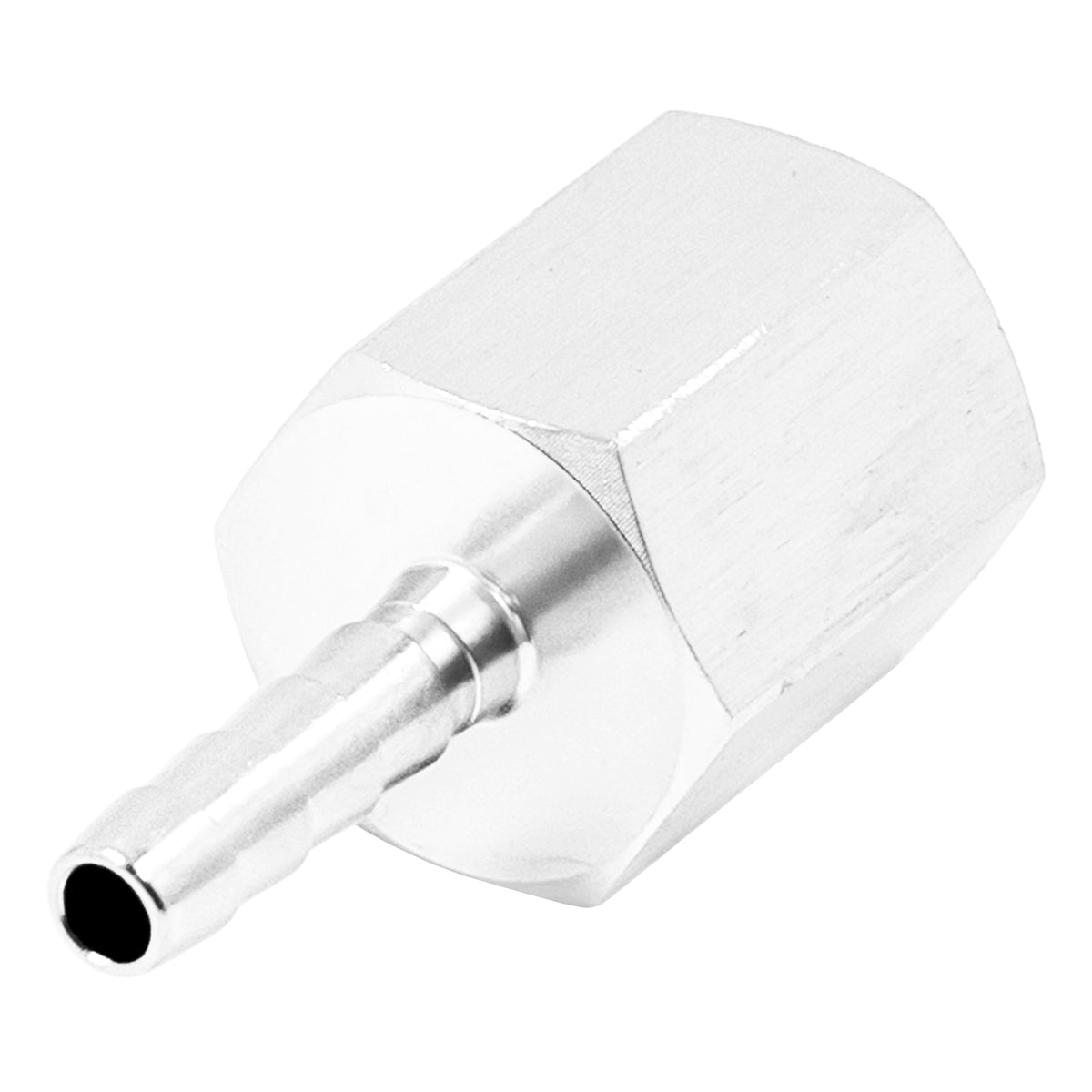Stainless Steel Fitting - 1/4" Female NPT X 3/16" OD Barb