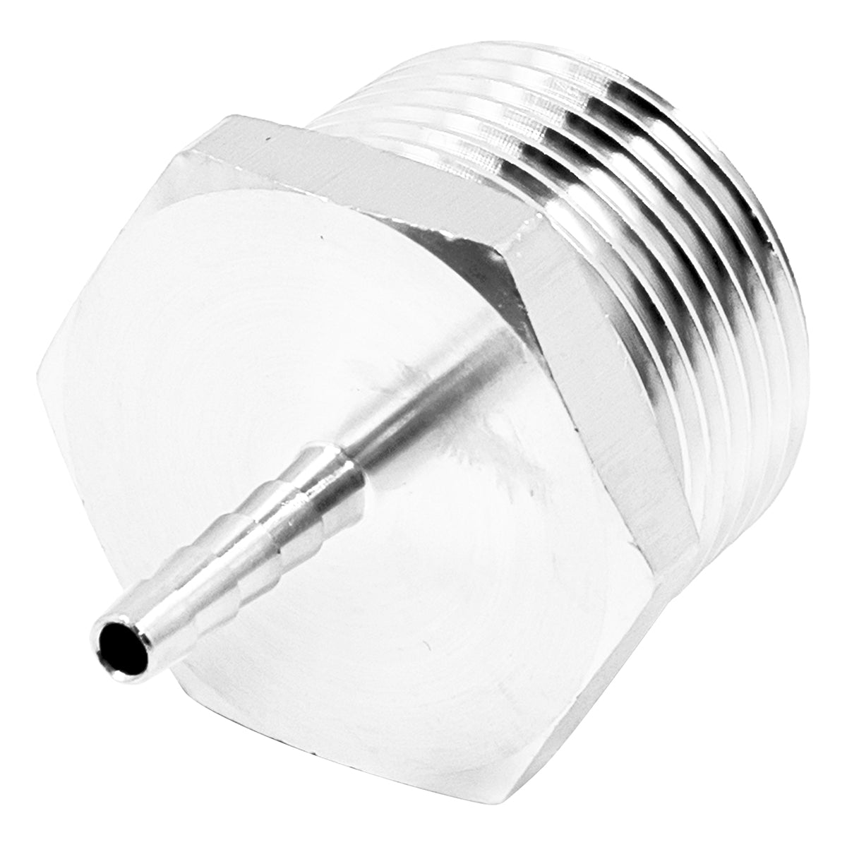 Stainless Steel Fitting - 1" Male NPT X 3/16" OD Barb