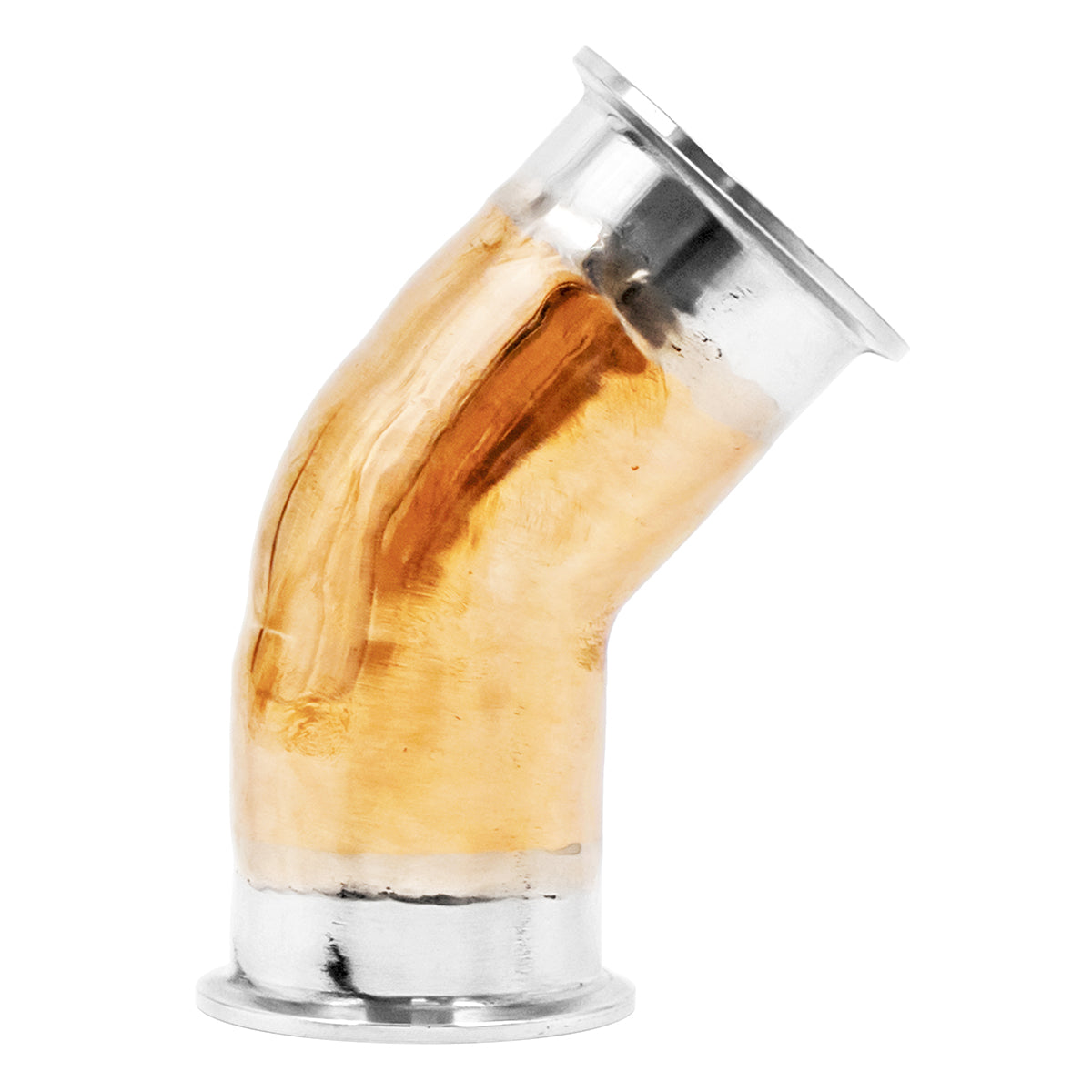 Copper Tri-Clover 45° Elbow - 2" TC
