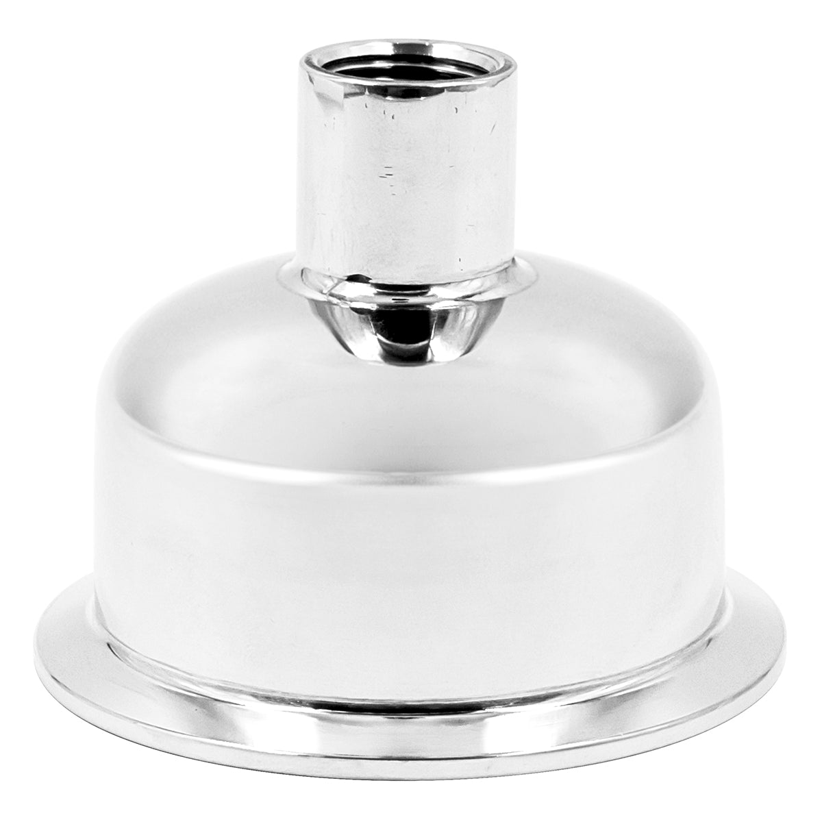 Stainless Steel Tri-Clover Concentric Bowl Reducer - 3" TC X 1/2" Female NPT