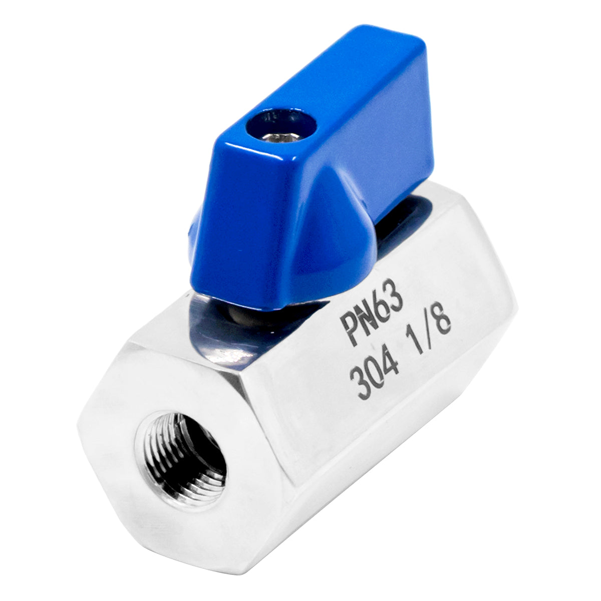 Stainless Steel Mini Ball Valve - 1/8" Female NPT